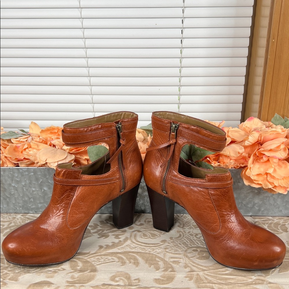 Anthropologie Size 10 SCHULER & SONS Steeplechase Bootie LIKE NEW! - Picture 7 of 14